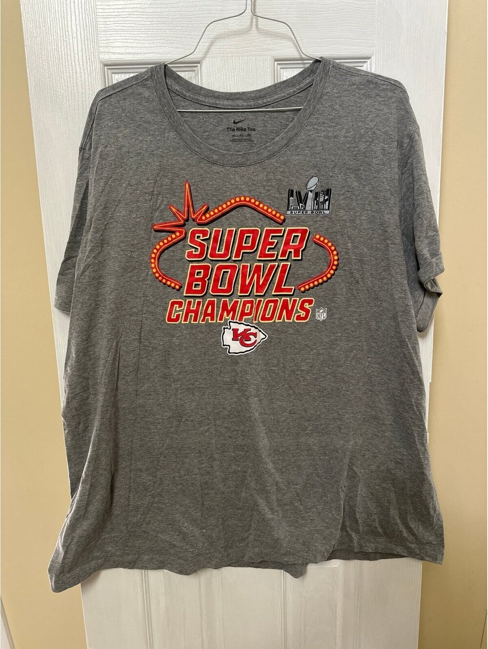 Nike Kansas City Super Bowl champions tshirt size 4Xl